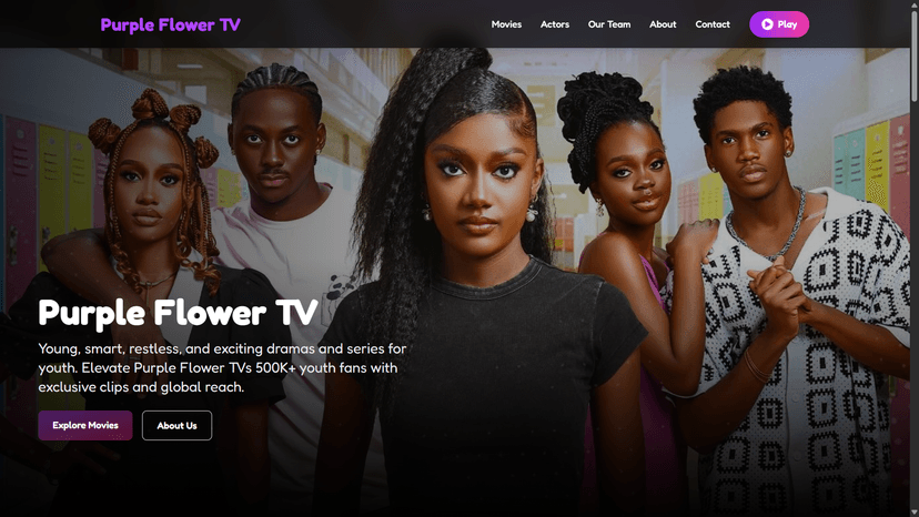 Purple Flower TV (Demo)